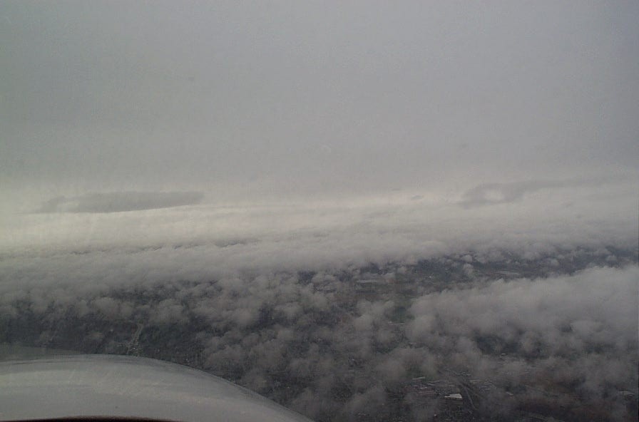 On the Localizer at Abbotsford Airport, Langley Flying School.